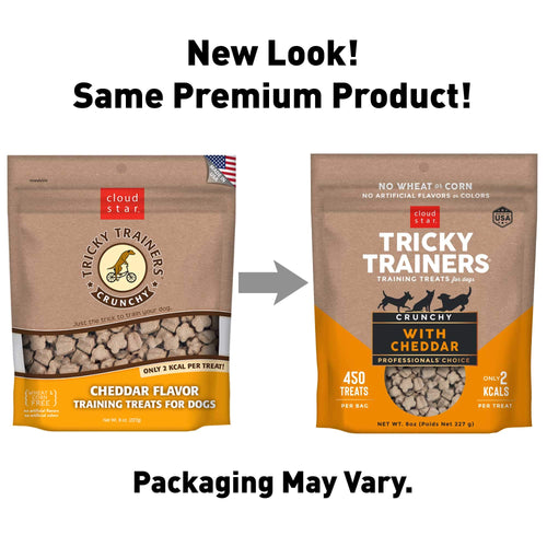 Cloud Star Tricky Trainers Crunchy Training Treats – Cheddar, 8 oz – image 2
