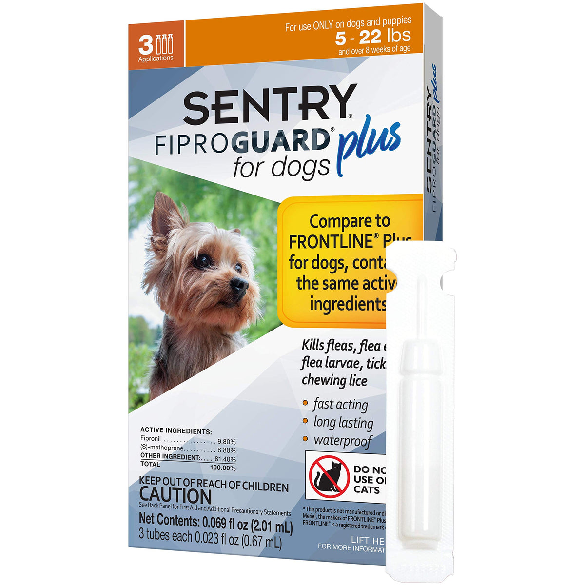 SENTRY Fiproguard Plus for Dogs – 5–22 lb, 3 Month Supply – image 4