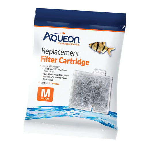 Aqueon Replacement Filter Cartridge – Medium, 1 Pack