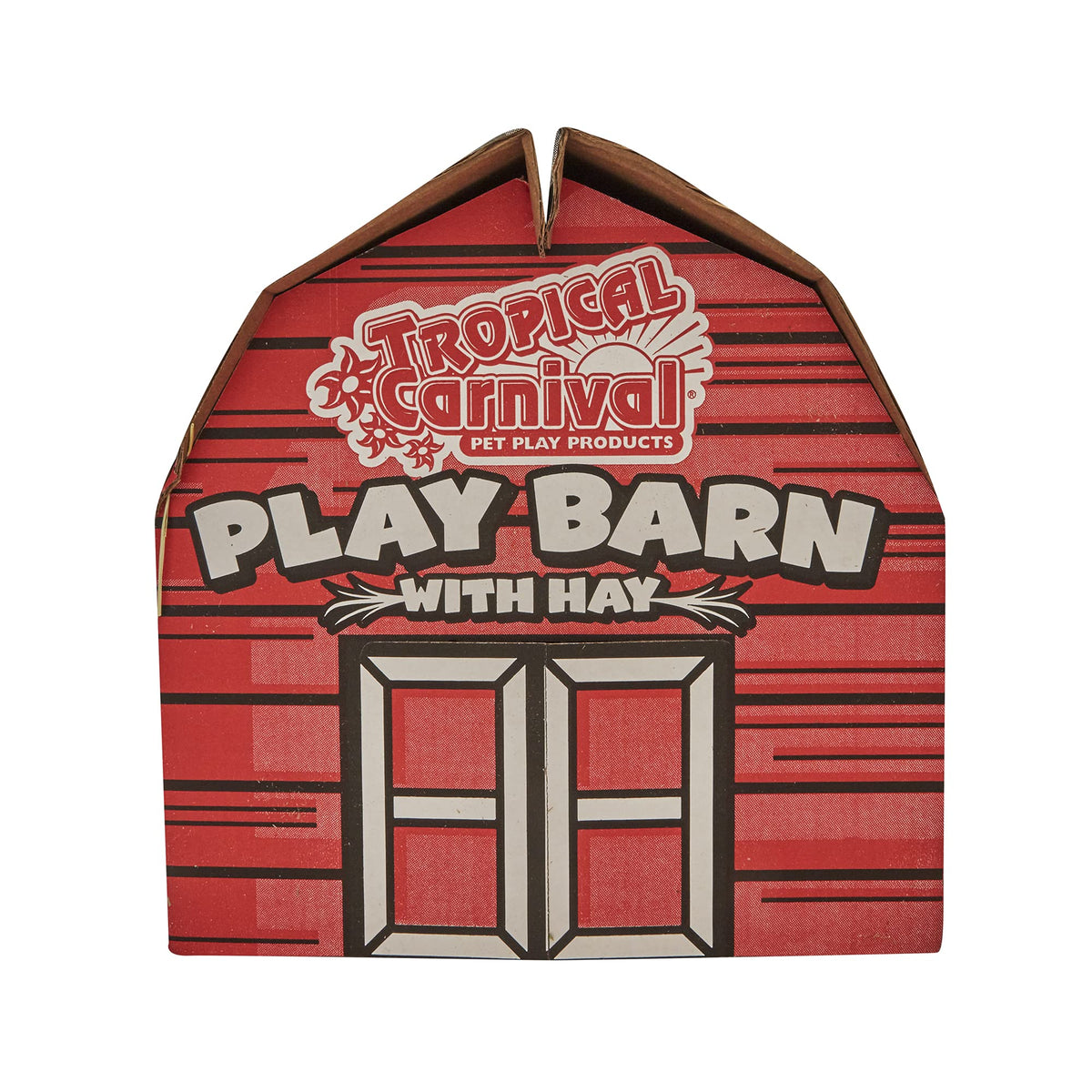 F.M. Brown's Tropical Carnival Play Barn with Timothy Hay