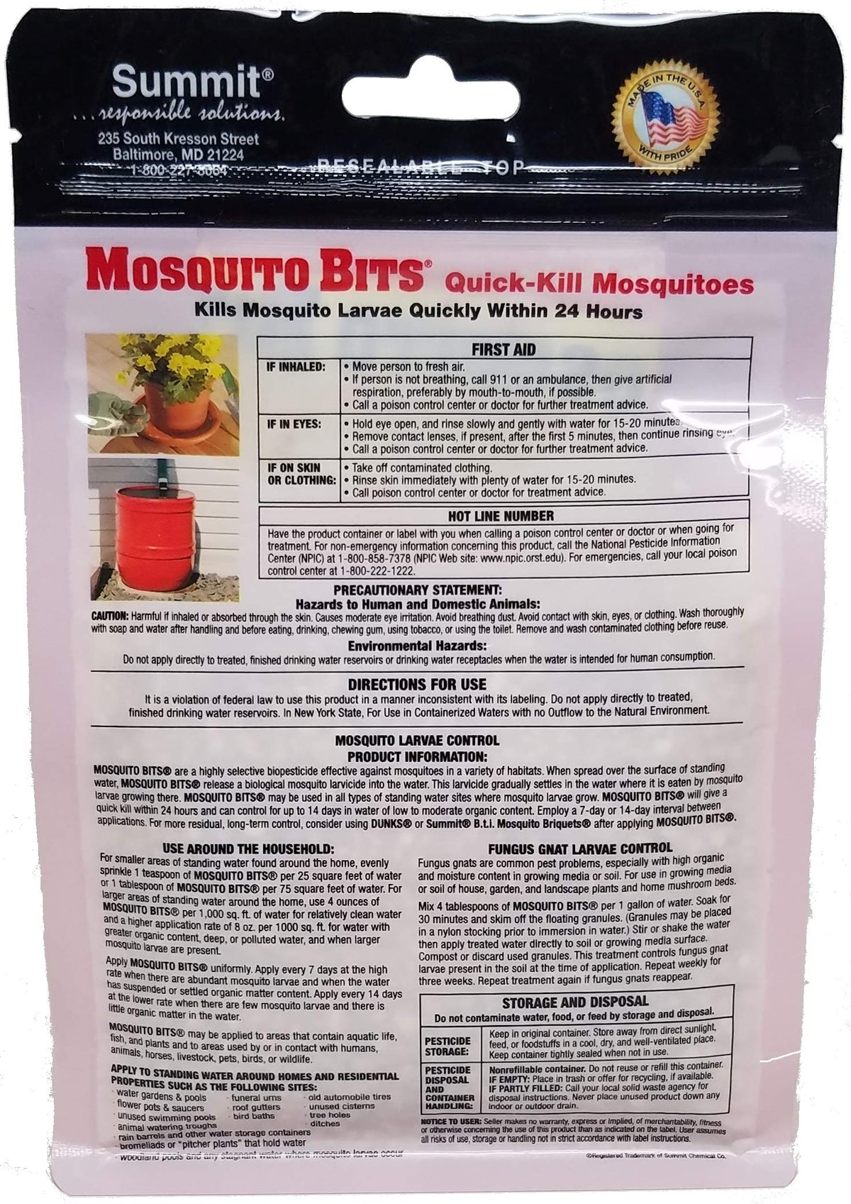 Summit Quick Kill Mosquito Bits – 8 oz – image 3