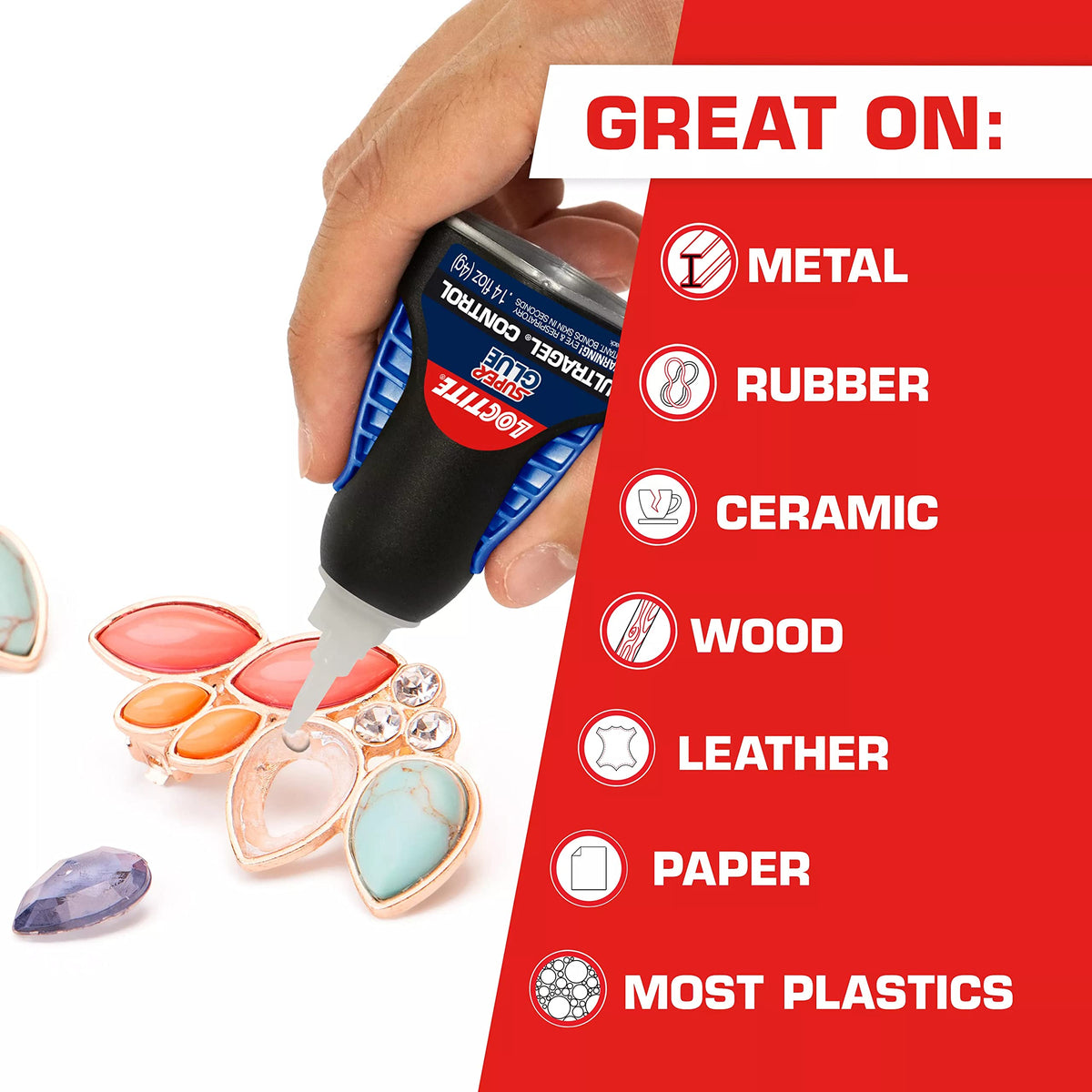 Loctite Super Glue Ultra Gel Control – 0.14 oz – image 3