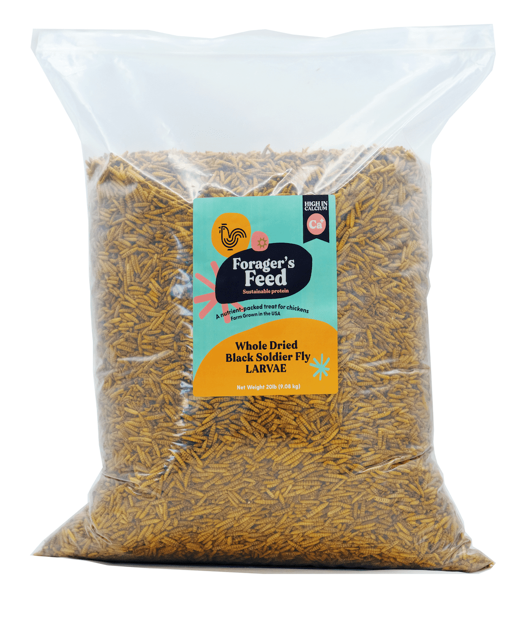 Forager's Feed Whole Dried Black Soldier Fly Larvae – 20 lb