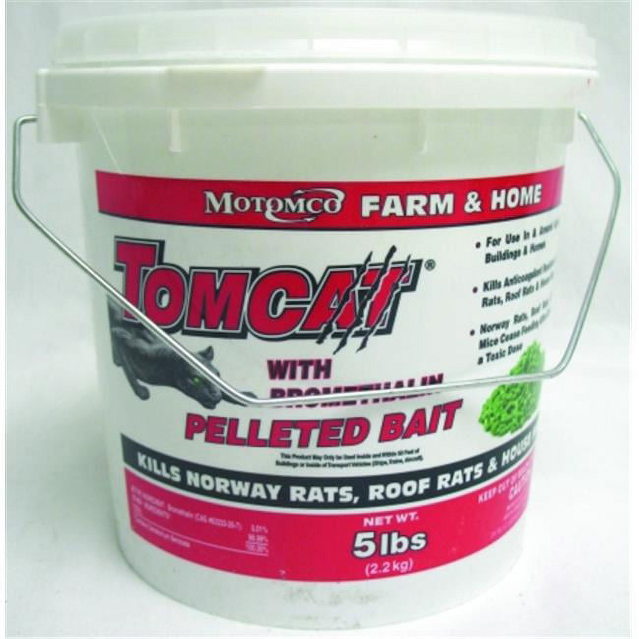 Motomco Tomcat Bromethalin Pellets 5 Pound 22045