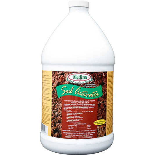 Medina Soil Activator Organic Liquid Soil Activator Fertilizer, 1 gal.