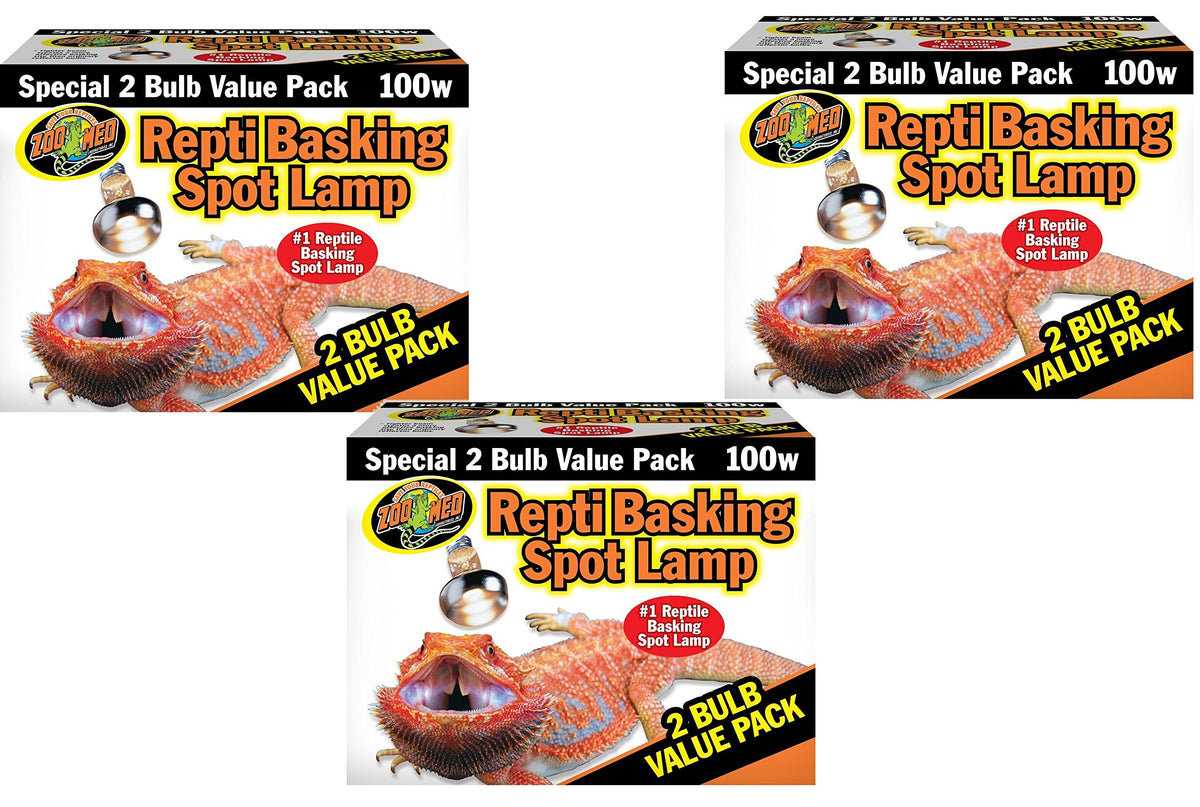 Zoo Med Basking Spot Lamp – 100 W, 6 Bulbs