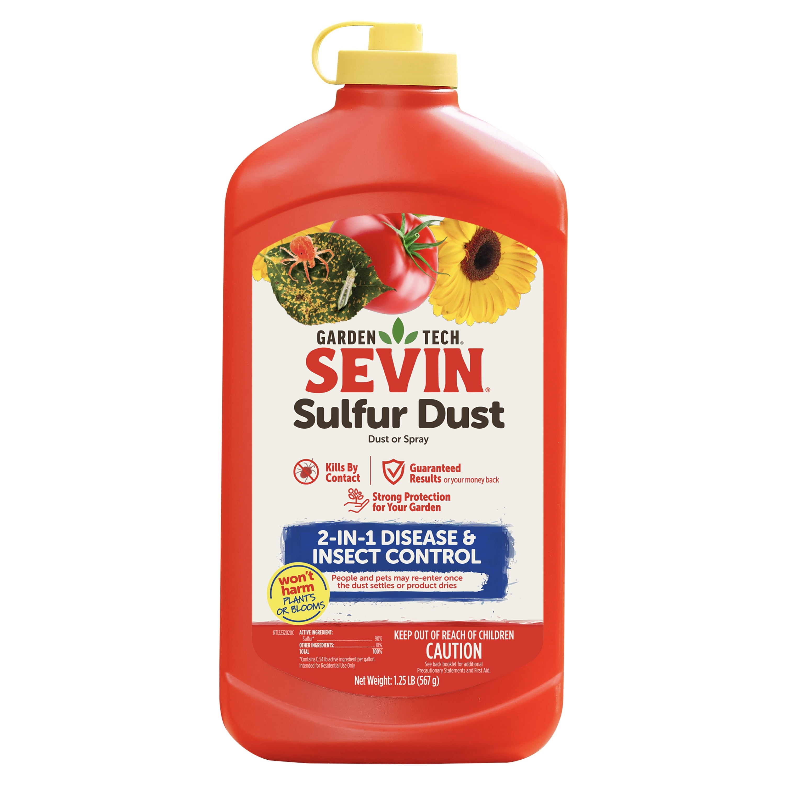 Sevin Sulfur Dust 2-in-1 Disease and Insect Killer, 1.25 lb.