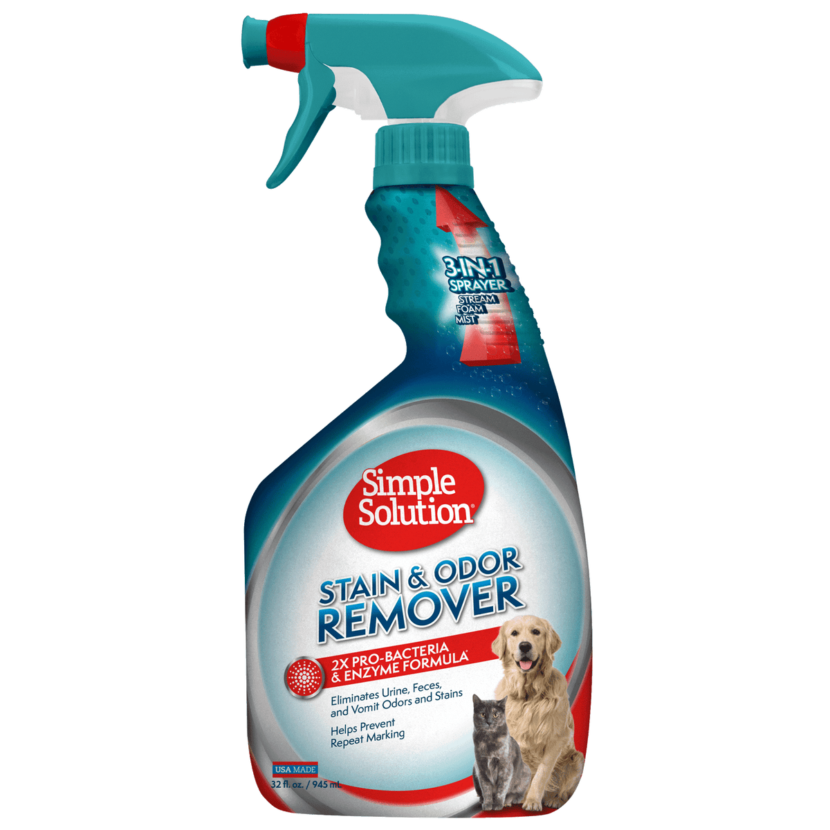 Simple Solution Stain & Odor Remover – 32 oz