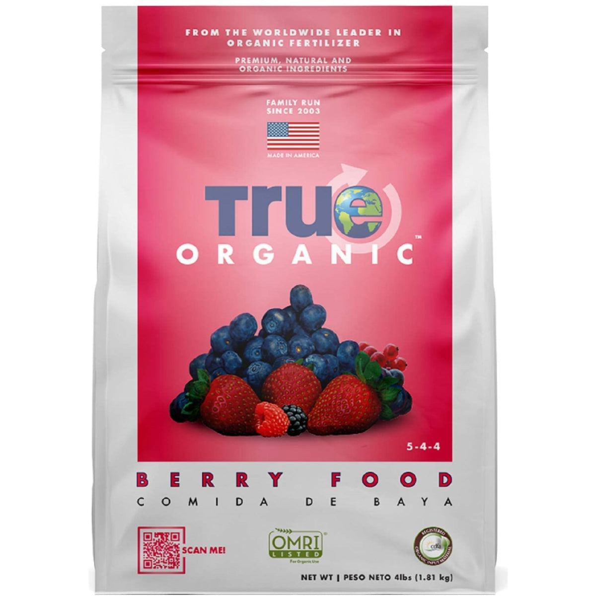 TRUE Organic Berry & Fruit Plant Food – 4 lb
