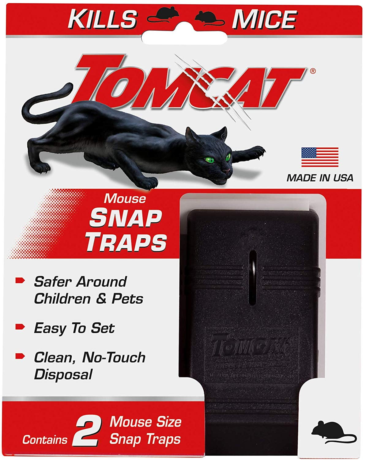 Tomcat Mouse Snap Traps – 2 Pack