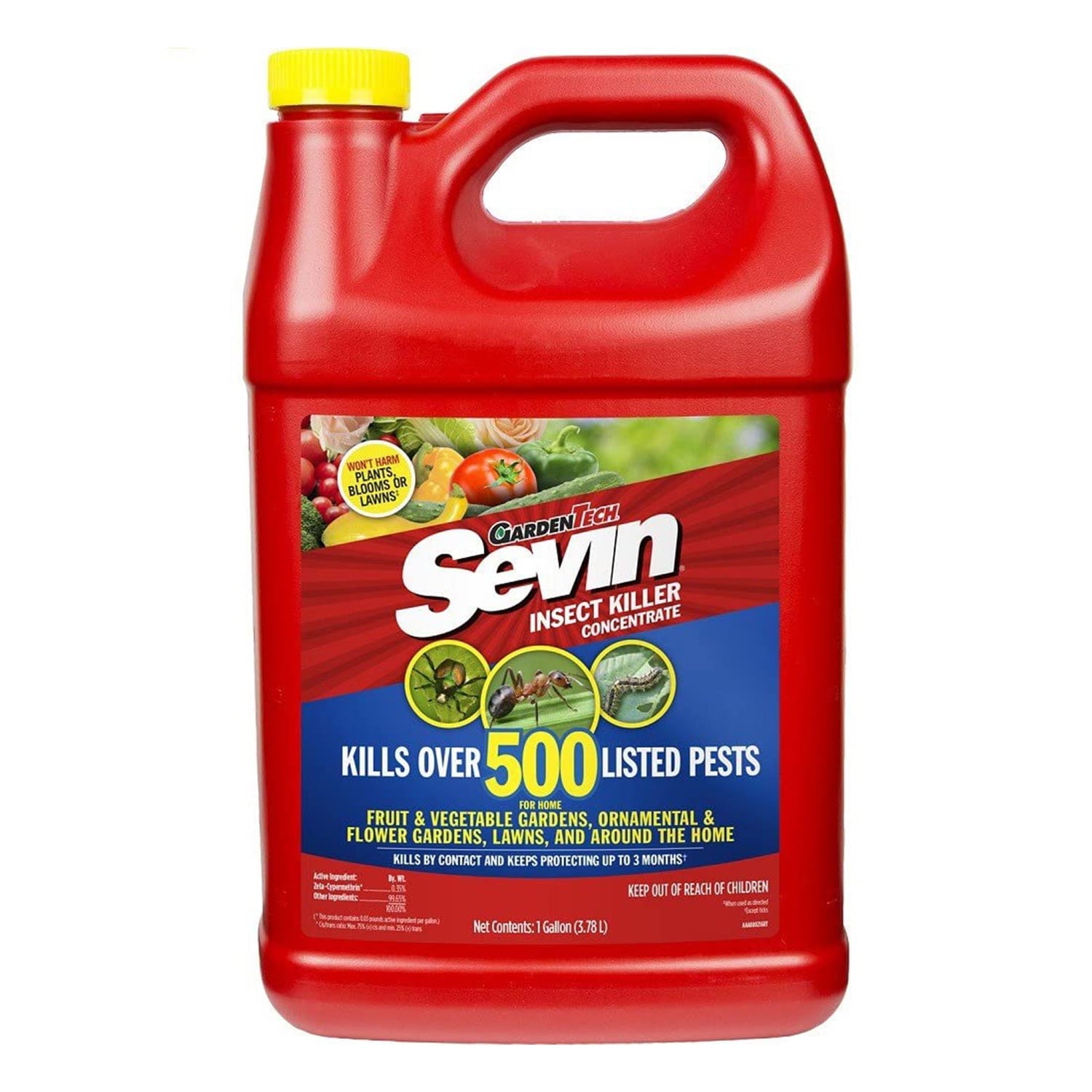 Garden Tech Sevin Insect Killer Concentrate for Lawn and Garden, 1 Gallon