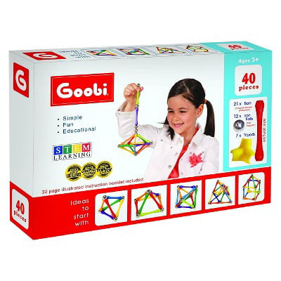 Goobi Magnetic Construction Set – 40 Piece