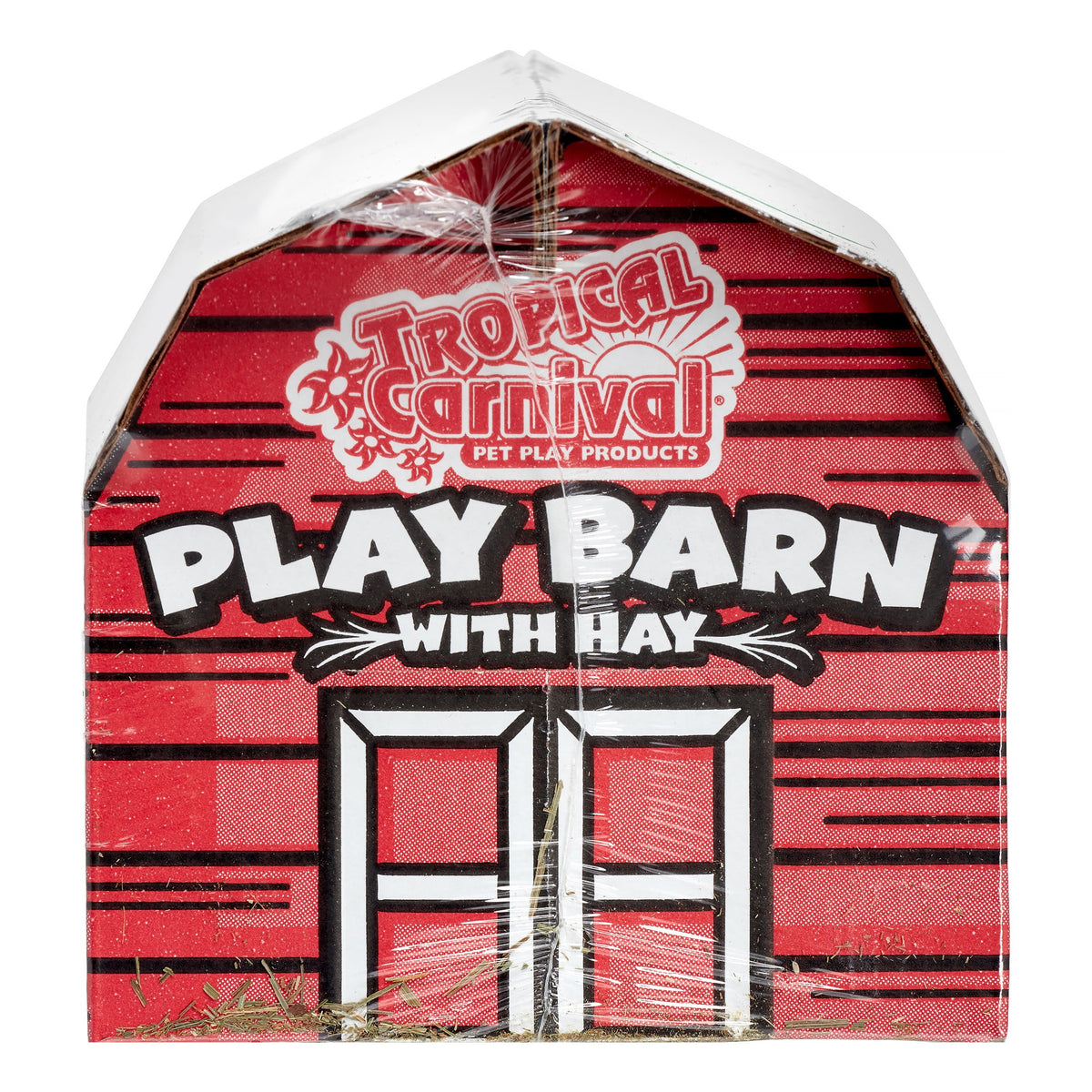 Brown's Tropical Carnival Play Barn with Hay – Small Animal House