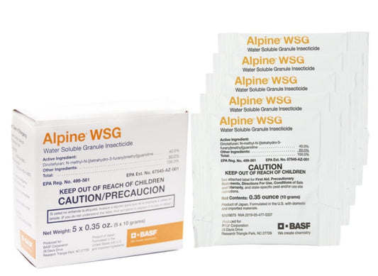 Alpine WSG Insecticide – Kills Ants & Many Household Pests – 1 Box (5 x 10g Packets) by BASF