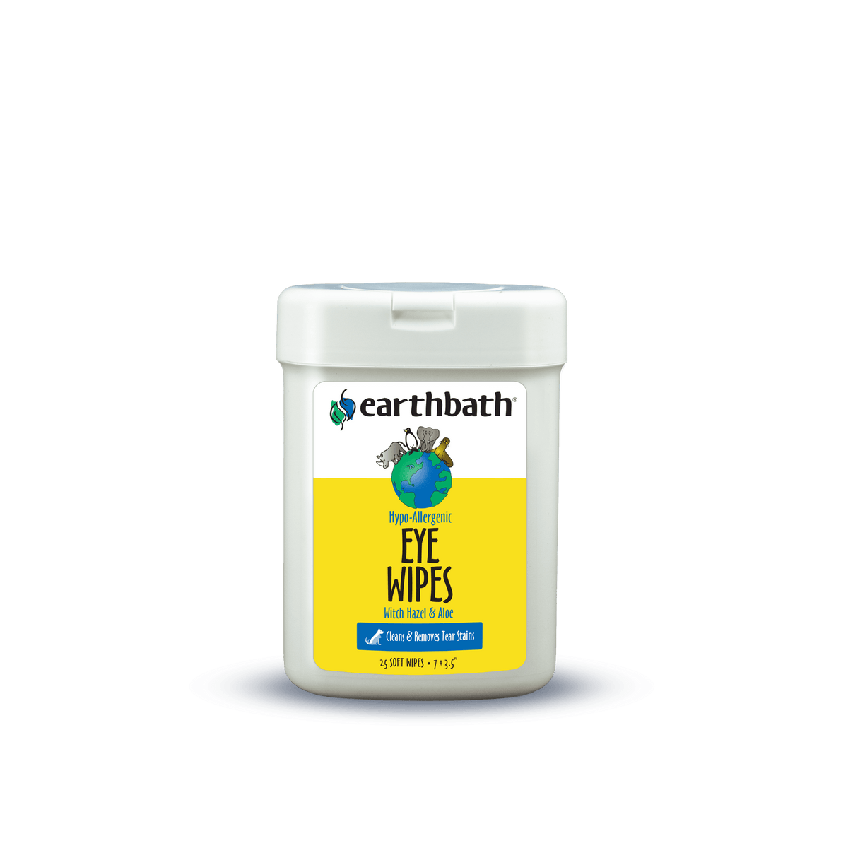 earthbath Eye Wipes for Dogs & Cats – 25 Count