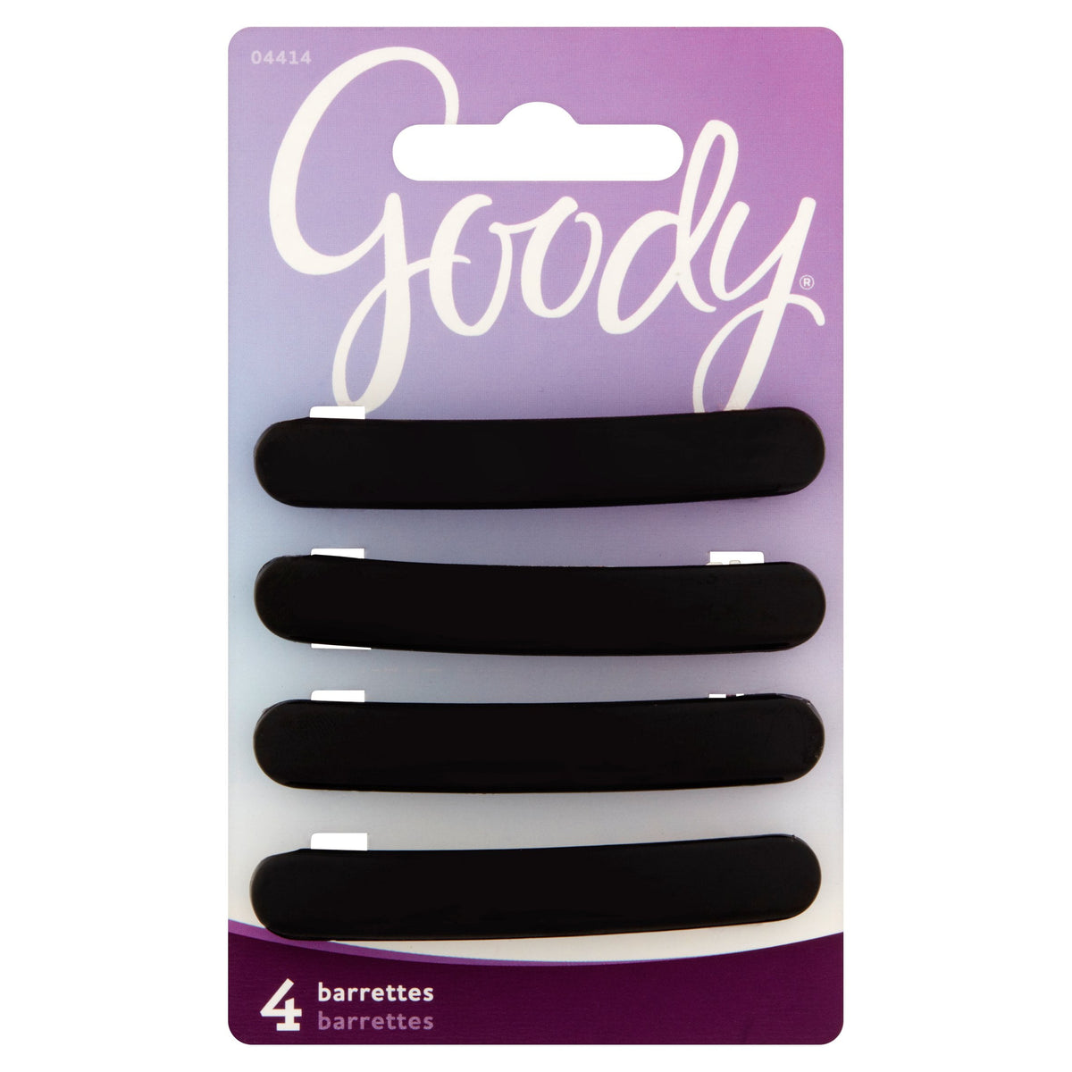 Goody Oblong Barrettes – 4 Count