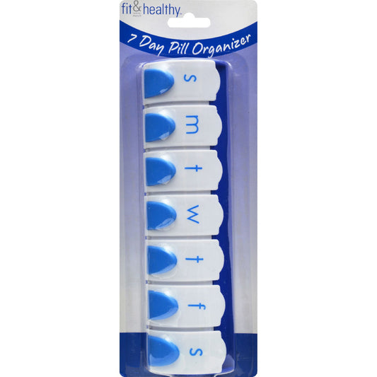 Fit and Healthy 7-Day Pill Organizer - 1 Case